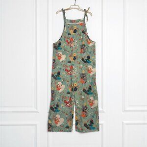 Chicken Print PLUS SIZE 2XL  Overall Jumpsuit Farm Country Bib Farmhouse
